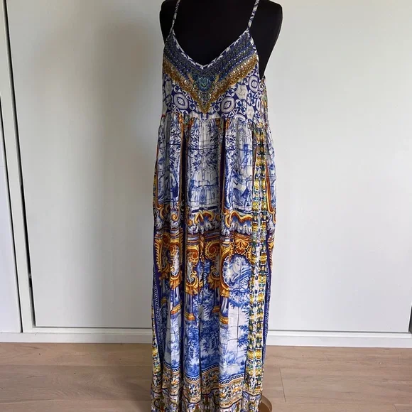 Camilla Embellished Jumpsuit size 1 (AU 8) - Picture 8 of 10